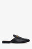 Gucci Black Leather Princeton Loafers Size 39