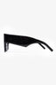 St. Agni Black 'Linea' Oversized Sunglasses