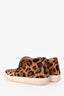 Pierre Hardy Leopard Ponyhair Sneakers Size 39
