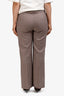 Stella McCartney Black/Red Tweed Wool Pleated Pants Size 46