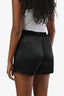 Short en soie noir Tom Ford avec logo, taille XXS