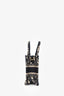 Christian Dior 2024 Blue Dior Oblique Embroidery Mini Book Tote
