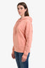 Acne Studios Pink 'Ferris Face' Hoodie Size S