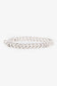 Hermès Sterling Silver Kelly Gourmette Bracelet Size ST