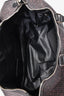 Moschino Brown Canvas Logo Duffle Bag