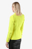 Balmain Yellow Double Breasted Blazer Size 38