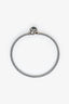 David Yurman Sterling Silver Prasiolite Buckle Bracelet Size S
