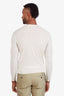 Ralph Lauren Purple Label Cream Cashmere Crewneck Sweater Size S Mens