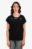 Saint Laurent Black Logo Star Graphic Muscle Shirt Size S