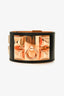 Hermès Black Leather Gold Plated Collier De Chien Bracelet