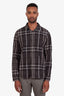 Burberry Black Check Button Down Size XXL Mens