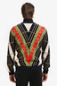 Gucci Blue/Green Metallic GG Knit Bomber Jacket Size M Mens