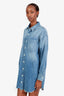 Reformation Light Blue Denim 'Edie' Shirt Dress Size 0