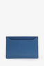 Prada Blue Vitello Move Leather Card Holder