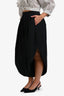 Chloe Black Cotton Wide-Leg Gaucho Pants Size 36