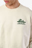 Aimé Leon Dore Cream Cotton Logo Sweatshirt Size S Mens