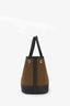 Hermès 2026 Oliver Green/Bai Brun Canvas Lather Mini Garden Party 23 Neo