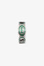 Gucci Silver-Tone Enamel Interlocking G Ring