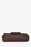 Miu Miu Dark Brown Leather Penny Shoulder Bag