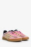 Gucci x Adidas Pink Suede Gazella Sneakers Size 5.5
