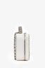 Pre-loved Chanel™ 2018-19 White/Black Bicolour Caviar Leather CC Filigree Vanity Case