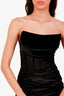 Bianca and Bridgett Black Velvet Corset 'Shar' Mini Dress Size XS