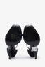 Saint Laurent Black Glitter Opyum Heels Size 37.5