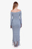 House of Harlow 1960 Blue Crochet Fringe Dress Size S