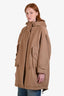 Max Mara Camel Camel Wool Hooded Midi Coat Size 2 US
