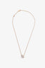 Hermès 18K Rose Gold and Diamonds Finesse Pendant Necklace