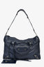 Balenciaga 2016 Navy Lambskin Medium Le City Bag