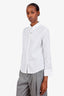 TWP White Cotton Collared Button Down Shirt Size S
