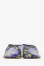 Loewe Purple/Green Sequin 'Floral Toy' Mules Size 38