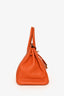 Hermès 2010 Orange Togo Leather Birkin 35
