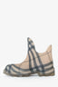 Burberry Beige Check Rubber Rain Boot Size 39
