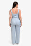 Jason Wu Blue/White Tweed Tank Top and Pants Set Size 8