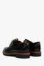 Christian Dior Black Leather Derby Shoes Size 36