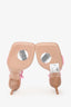 Jacquemus Pink 'Les Sandals Cassis' Heeled Sandals Size 5