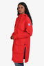 Canada Goose Red Logo Midi Rain Jacket Size S