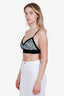 Sandro Black/White Tweed Cropped Bustier Size 1