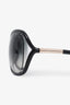 Tom Ford Black Frame Raquel Sunglasses