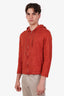 Loro Piana Orange Zip Up Sweater Size M Mens