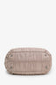 Prada Taupe Nappa Gaufre Leather Satchel Bag with Strap