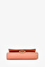 Chloe Peach Leather Suede Mini Faye Bag