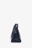 Balenciaga Navy De Minuit Grained Leather Metallic Edge Motorcycle City Bag