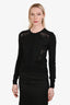 Dolce & Gabbana Black Silk Lace Cardigan Size 40
