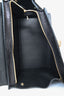 Celine Black Python Leather Medium Trapeze Bag With Strap