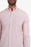Loro Piana Pink Cotton Silk Button Up Shirt Size XS Mens