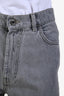 Max Mara Grey Denim Wide Leg Jeans Size 4