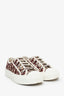 Christian Dior Burgundy Oblique Walk'N'Dior Sneakers Size 35.5